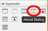 About Dialog in the toolbox