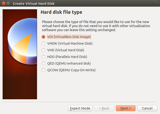 Adding and disk drive in VirtualBox