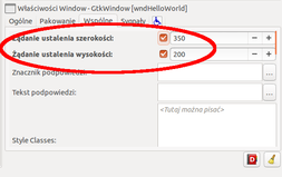 Window required sizes
