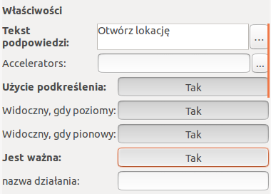 Właściwości przycisku